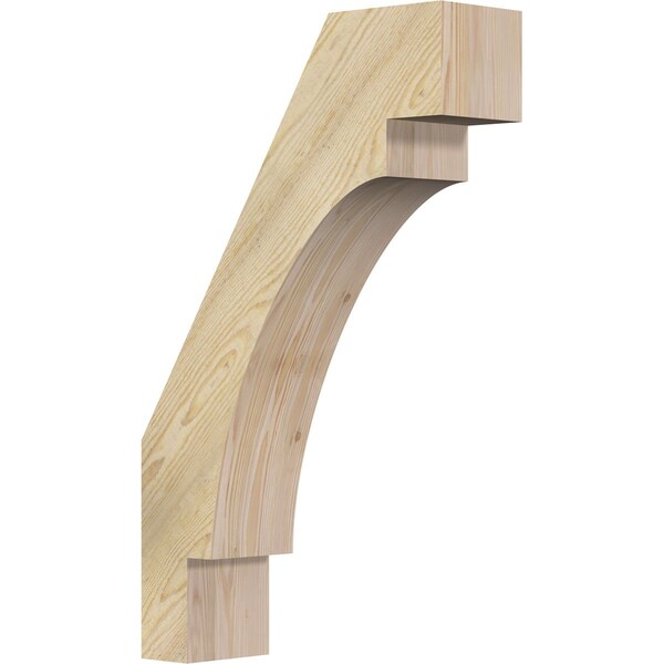 Ekena Millwork 6"W x 20"D x 32"H Merced Rough Sawn Knee Brace, Douglas Fir BRC06X20X32MRC00RDF - main